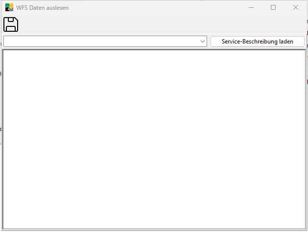 Dialog „WFS Daten auslesen"