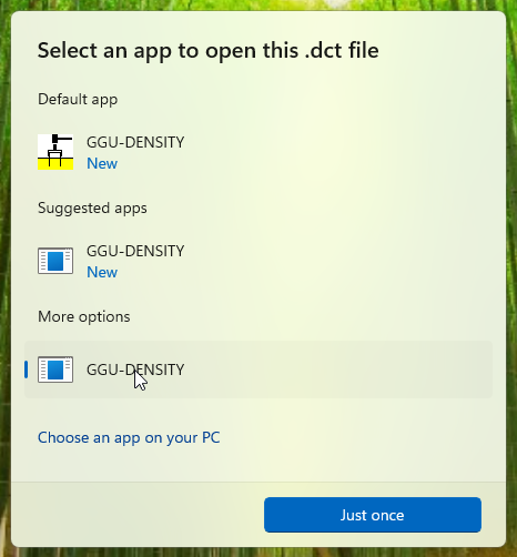 Files do not open on double-click - GGU Handbücher